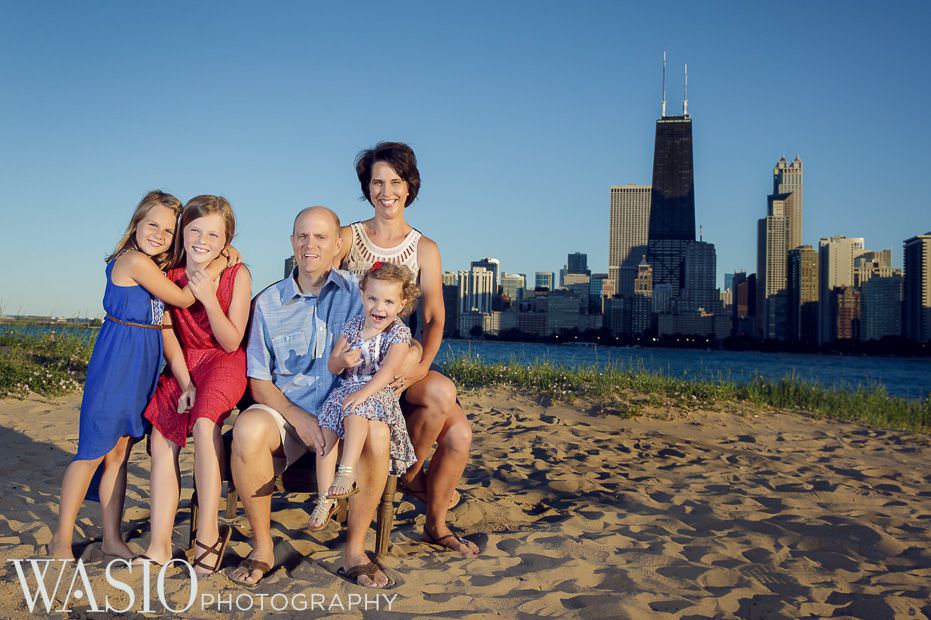 Chicago Sunset Family Photography