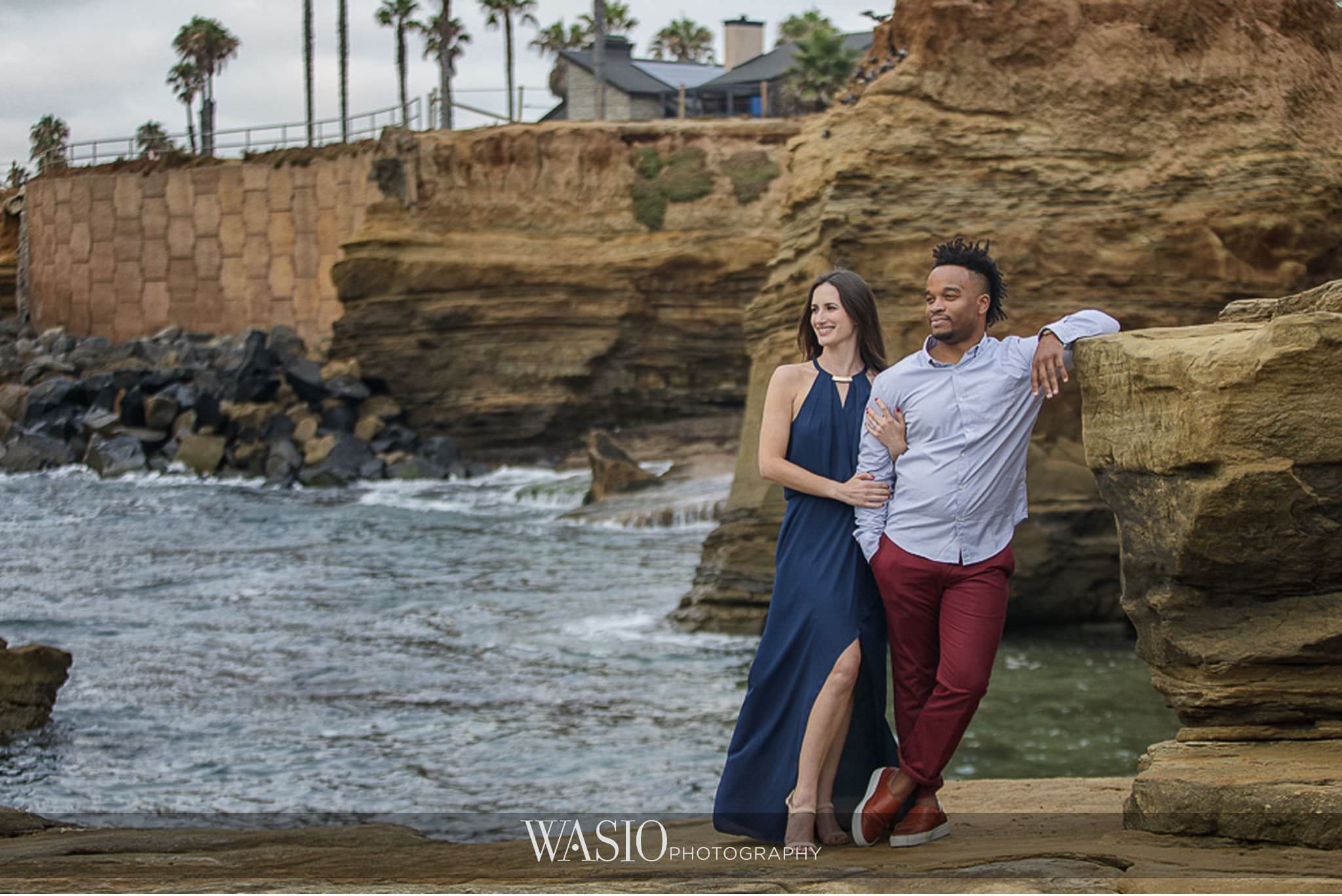 Sunset Cliffs San Diego Engagement – Laura and La Broi